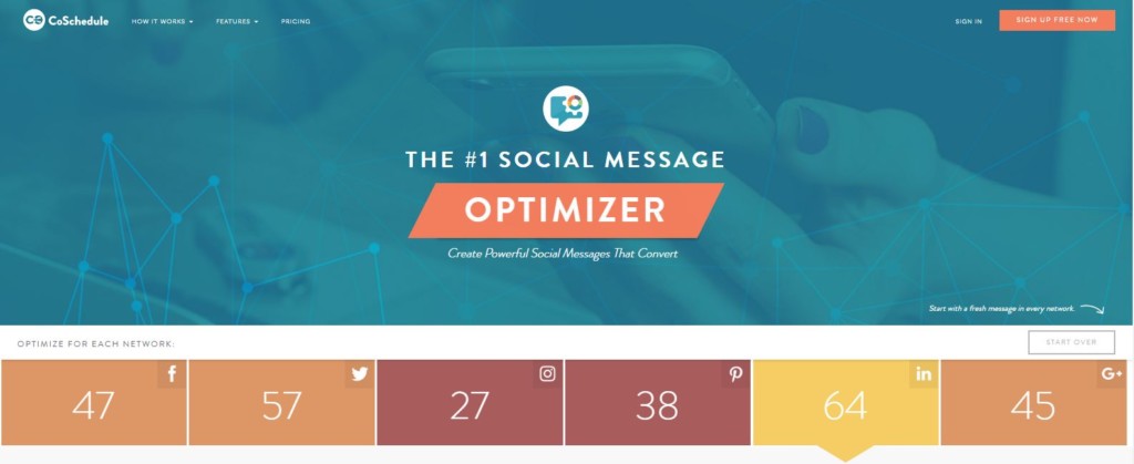 Social Message Optimizer CoSchedule
